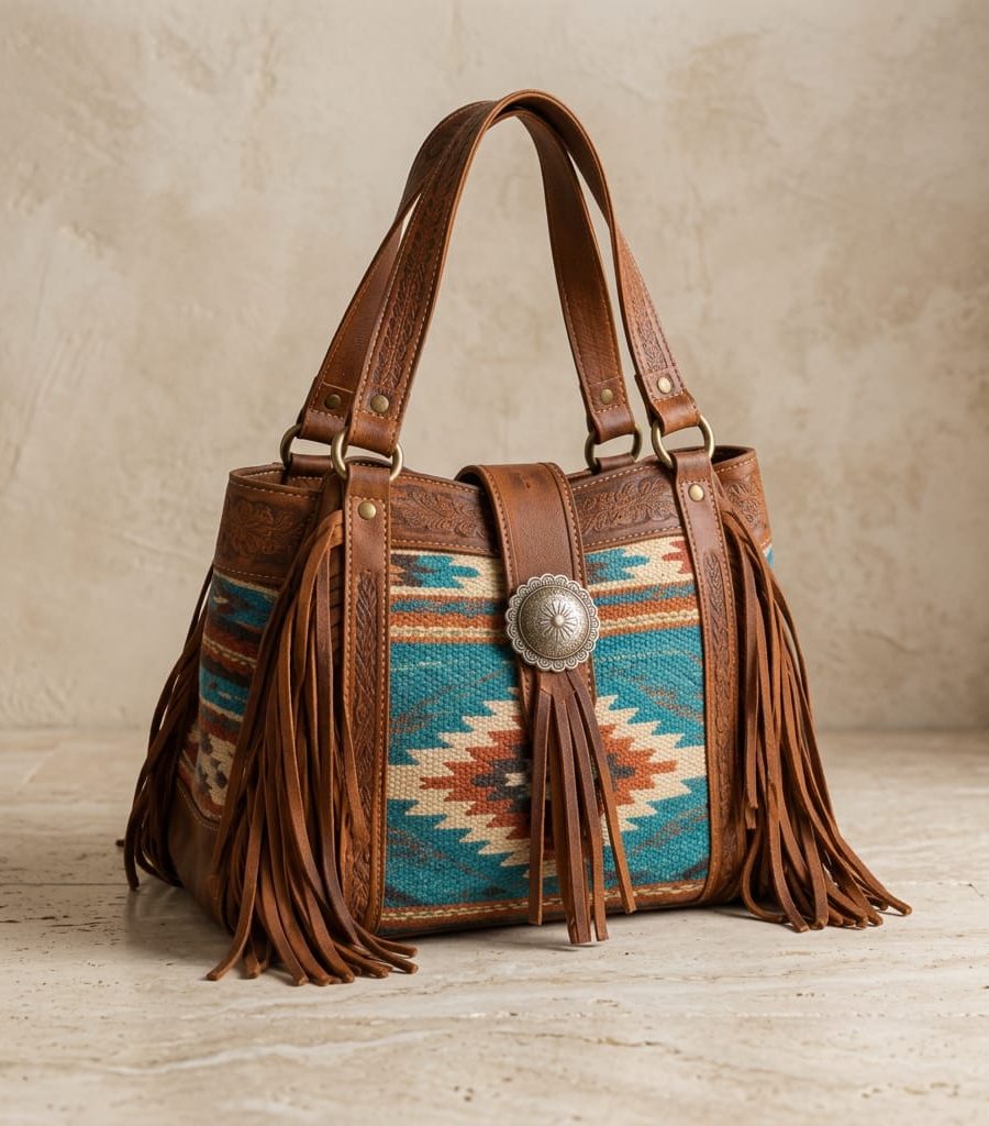 Myra Bag Saddle-Blanket Tote